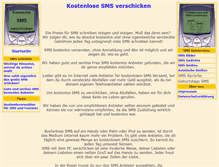 Tablet Screenshot of free-sms-umsonst.de